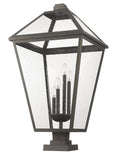 Z-LITE TALBOT OUTDOOR PIER MOUNTED FIXTURE | 579PHXLXS-SQPM-ORB