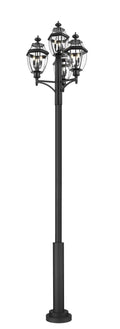 Z-LITE WESTOVER OUTDOOR POST MOUNTED FIXTURE | 580PHB-4-5010P-BK - Post