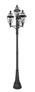 Z-LITE WESTOVER OUTDOOR POST MOUNTED FIXTURE | 580PHB-4-564P-BK - Post