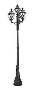 Z-LITE WESTOVER OUTDOOR POST MOUNTED FIXTURE | 580PHB-4-564P-BK - Post