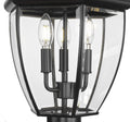 Z-LITE WESTOVER OUTDOOR POST MOUNTED FIXTURE | 580PHB-4-564P-BK - Post