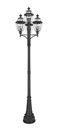 Z-LITE WESTOVER OUTDOOR POST MOUNTED FIXTURE | 580PHB-4-564P-BK - Post