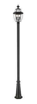 Z-LITE WESTOVER OUTDOOR POST MOUNTED FIXTURE | 580PHB-519P-BK - Post