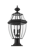 Z-LITE WESTOVER OUTDOOR PIER MOUNTED FIXTURE | 580PHB-533PM-BK