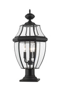 Z-LITE WESTOVER OUTDOOR PIER MOUNTED FIXTURE | 580PHB-533PM-BK - Post