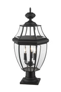 Z-LITE WESTOVER OUTDOOR PIER MOUNTED FIXTURE | 580PHB-533PM-BK