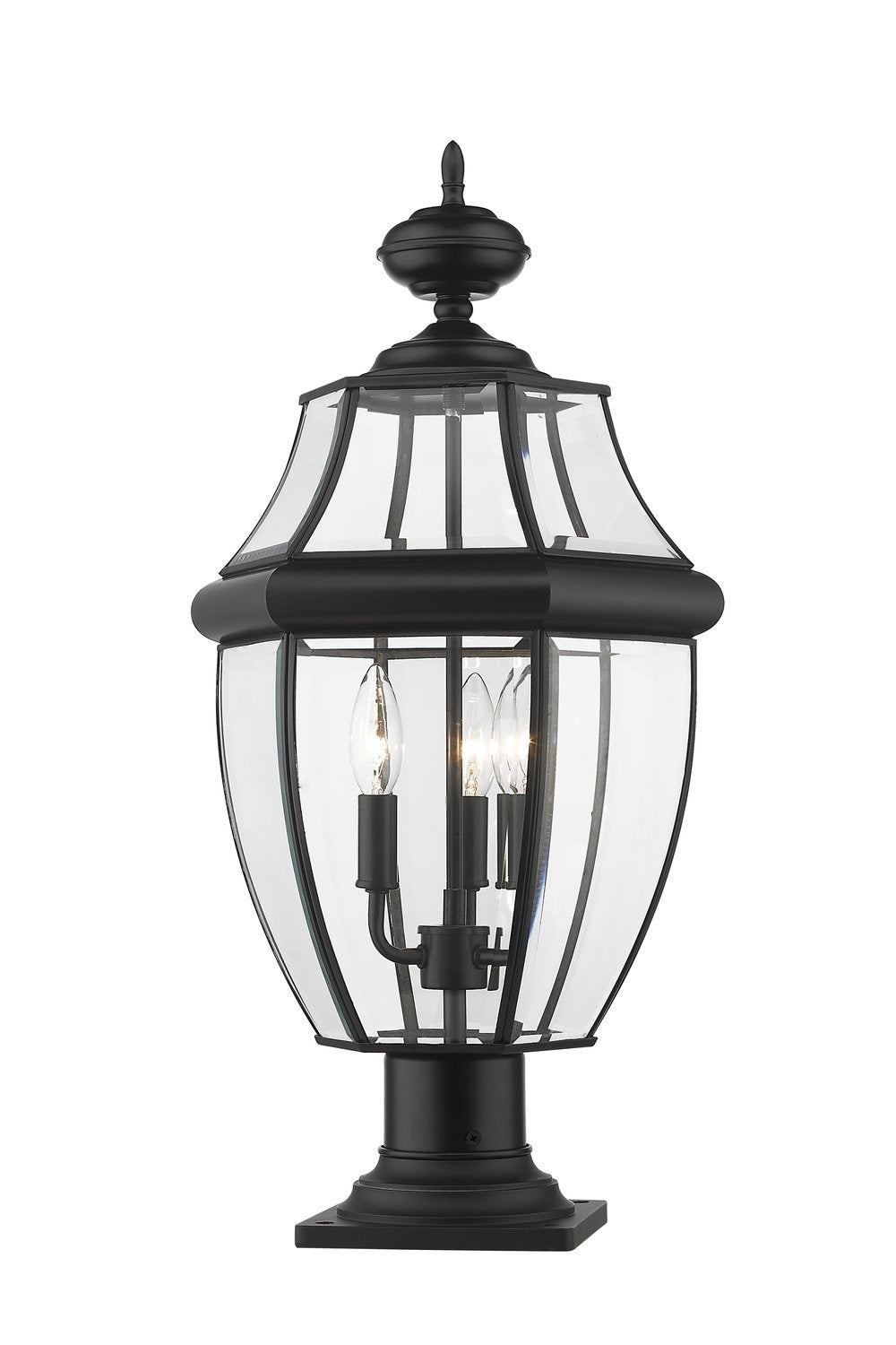 Z-LITE WESTOVER OUTDOOR PIER MOUNTED FIXTURE | 580PHB-533PM-BK