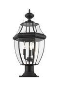 Z-LITE WESTOVER OUTDOOR PIER MOUNTED FIXTURE | 580PHB-533PM-BK