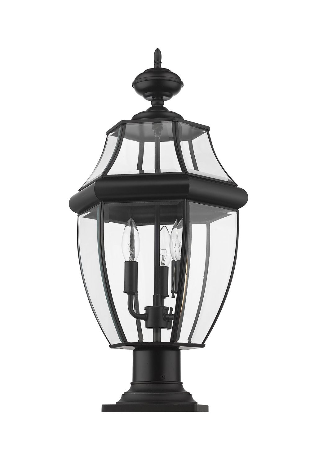 Z-LITE WESTOVER OUTDOOR PIER MOUNTED FIXTURE | 580PHB-533PM-BK - Post