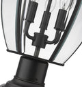 Z-LITE WESTOVER OUTDOOR PIER MOUNTED FIXTURE | 580PHB-533PM-BK
