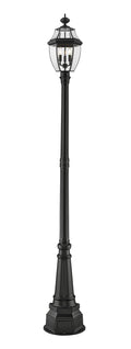 Z-LITE WESTOVER OUTDOOR POST MOUNTED FIXTURE | 580PHB-564P-BK - Post