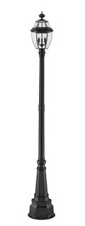 Z-LITE WESTOVER OUTDOOR POST MOUNTED FIXTURE | 580PHB-564P-BK - Post
