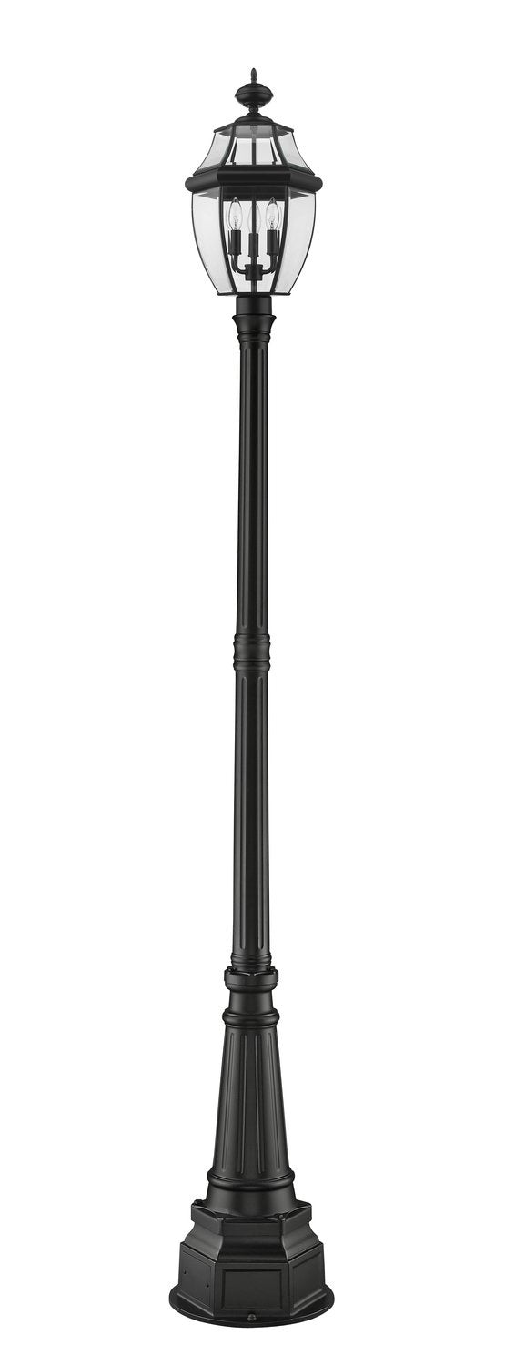 Z-LITE WESTOVER OUTDOOR POST MOUNTED FIXTURE | 580PHB-564P-BK - Post