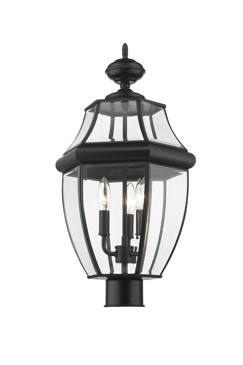 Z-LITE WESTOVER OUTDOOR POST MOUNT FIXTURE | 580PHB-BK - Post