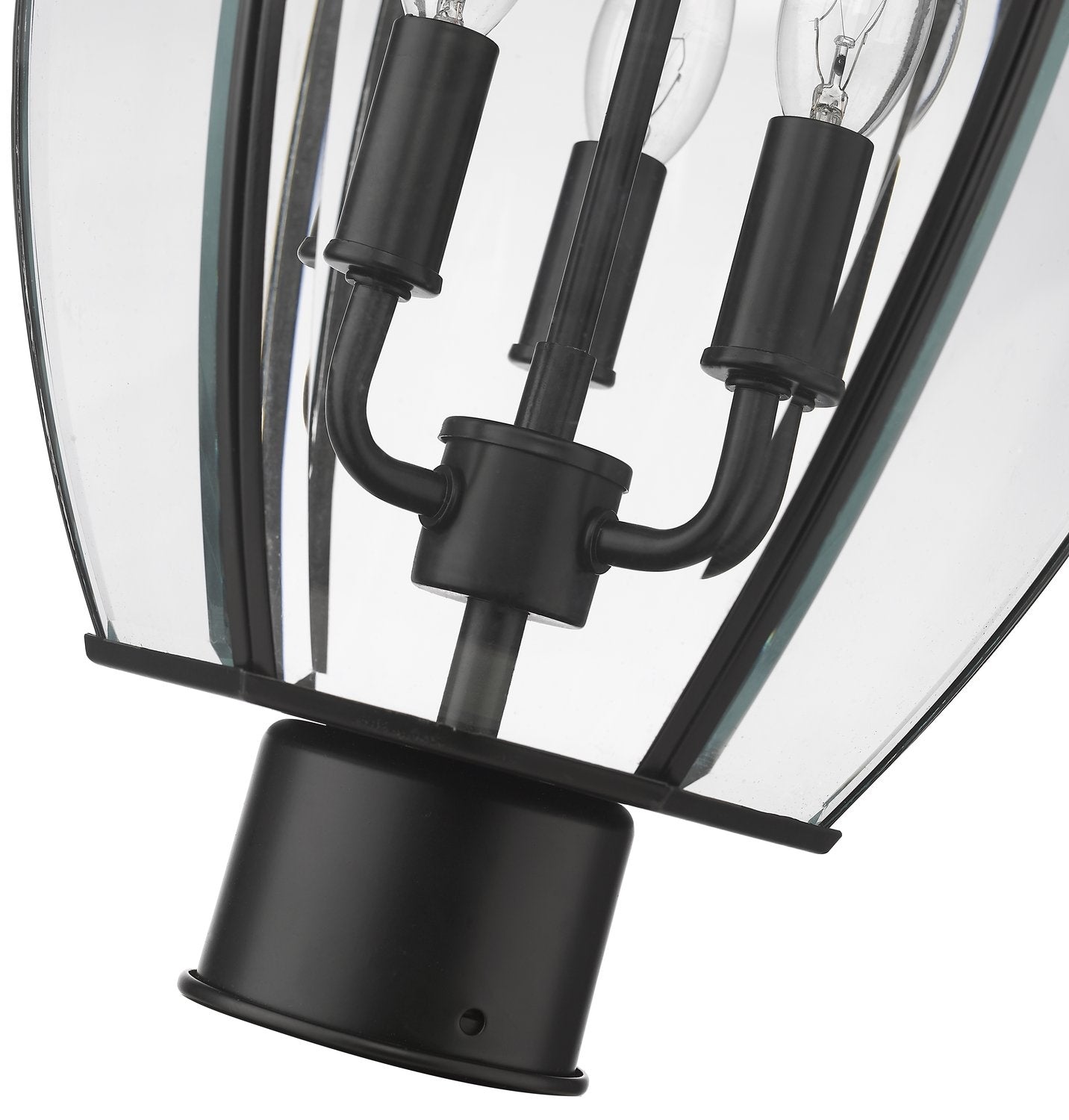 Z-LITE WESTOVER OUTDOOR POST MOUNT FIXTURE | 580PHB-BK - Post