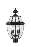 Z-LITE WESTOVER OUTDOOR POST MOUNT FIXTURE | 580PHB-BK - Post