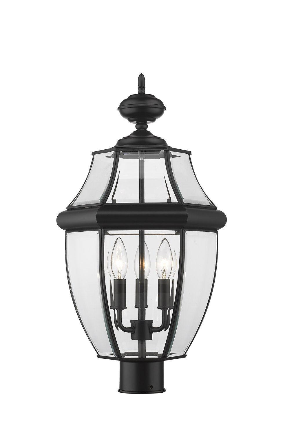 Z-LITE WESTOVER OUTDOOR POST MOUNT FIXTURE | 580PHB-BK - Post