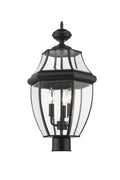 Z-LITE WESTOVER OUTDOOR POST MOUNT FIXTURE | 580PHB-BK - Post