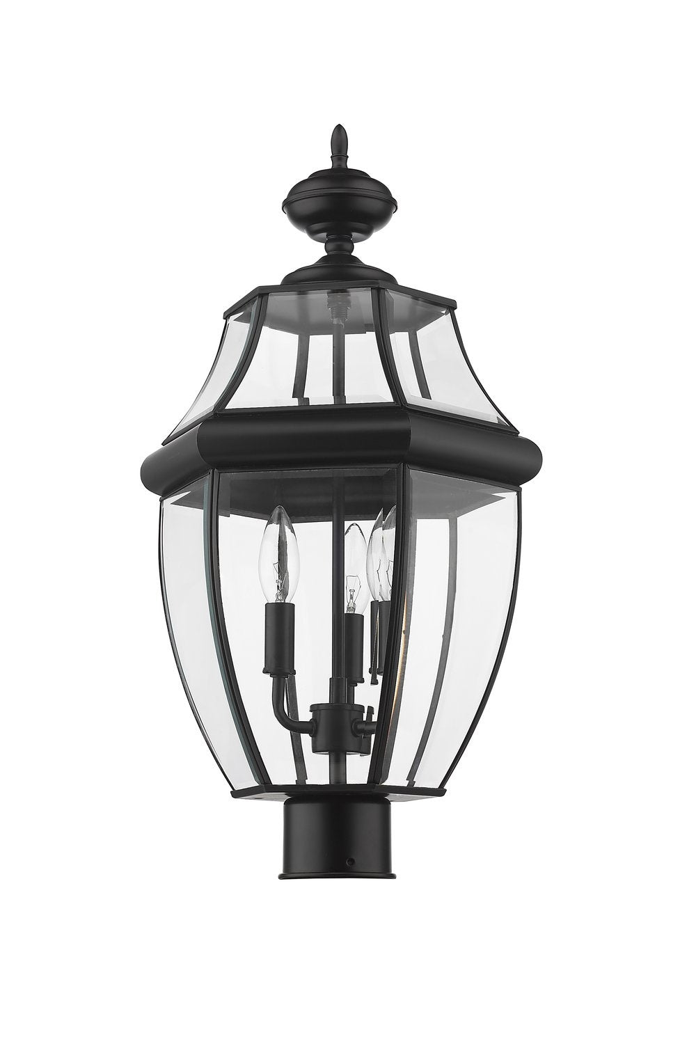 Z-LITE WESTOVER OUTDOOR POST MOUNT FIXTURE | 580PHB-BK - Post