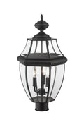 Z-LITE WESTOVER OUTDOOR POST MOUNT FIXTURE | 580PHB-BK - Post