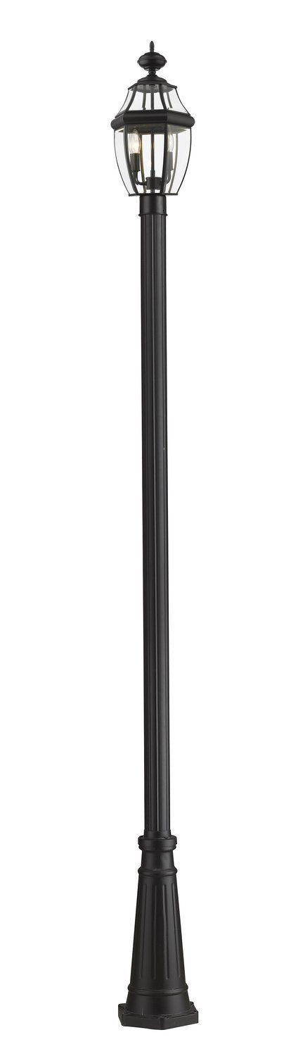 Z-LITE WESTOVER OUTDOOR POST MOUNTED FIXTURE | 580PHM-519P-BK - Post