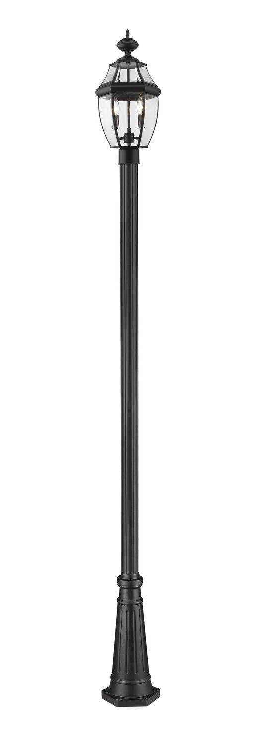 Z-LITE WESTOVER OUTDOOR POST MOUNTED FIXTURE | 580PHM-519P-BK - Post
