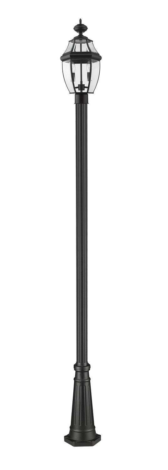 Z-LITE WESTOVER OUTDOOR POST MOUNTED FIXTURE | 580PHM-519P-BK - Post