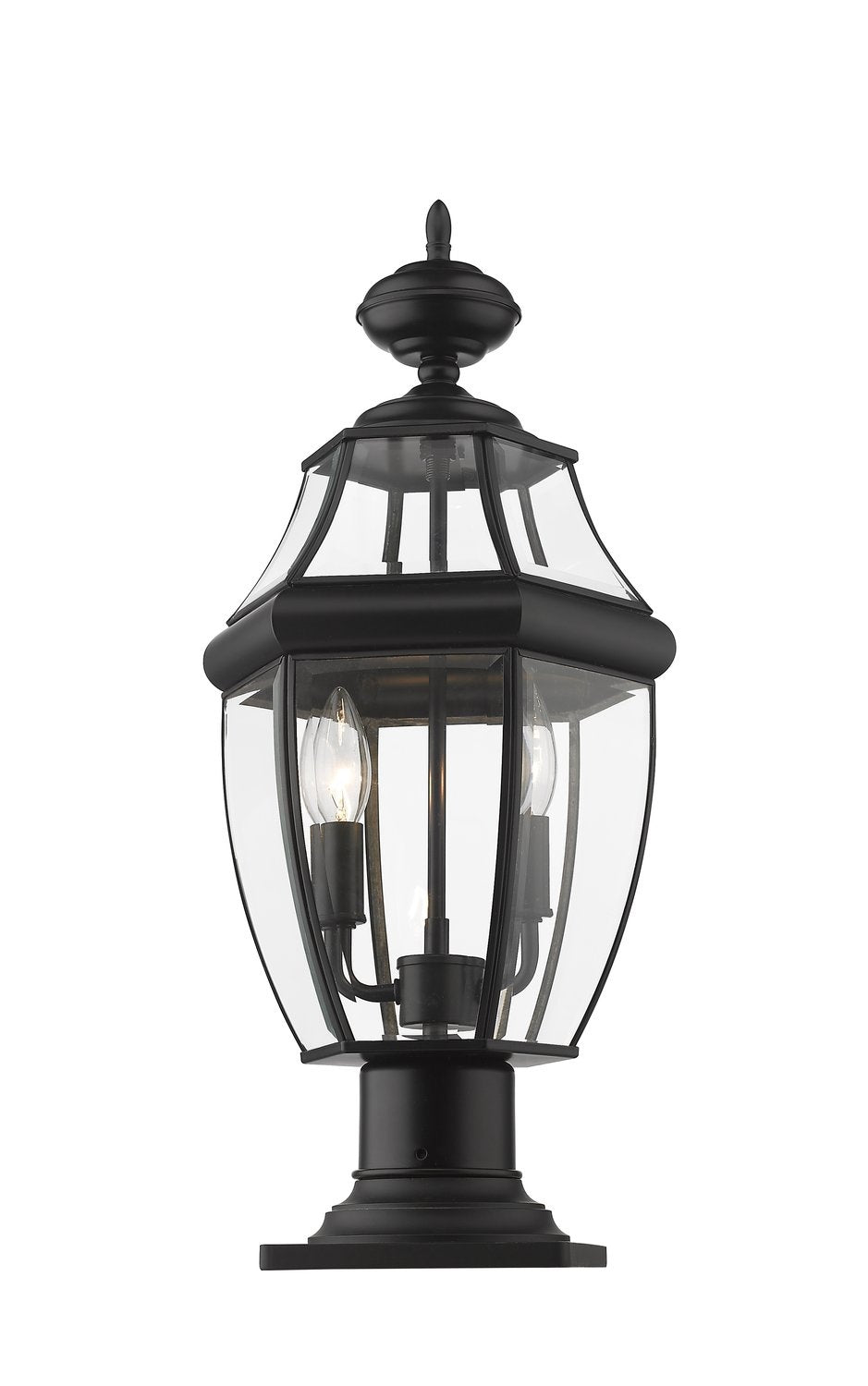 Z-LITE WESTOVER OUTDOOR PIER MOUNTED FIXTURE | 580PHM-533PM-BK
