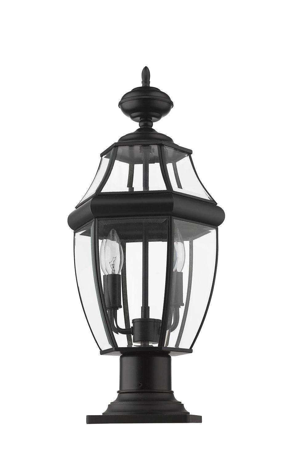 Z-LITE WESTOVER OUTDOOR PIER MOUNTED FIXTURE | 580PHM-533PM-BK