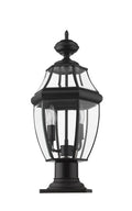 Z-LITE WESTOVER OUTDOOR PIER MOUNTED FIXTURE | 580PHM-533PM-BK