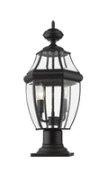 Z-LITE WESTOVER OUTDOOR PIER MOUNTED FIXTURE | 580PHM-533PM-BK - Post