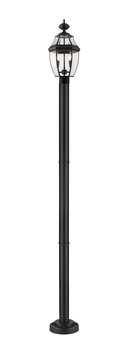 Z-LITE WESTOVER OUTDOOR POST MOUNTED FIXTURE | 580PHM-567P-BK - Post