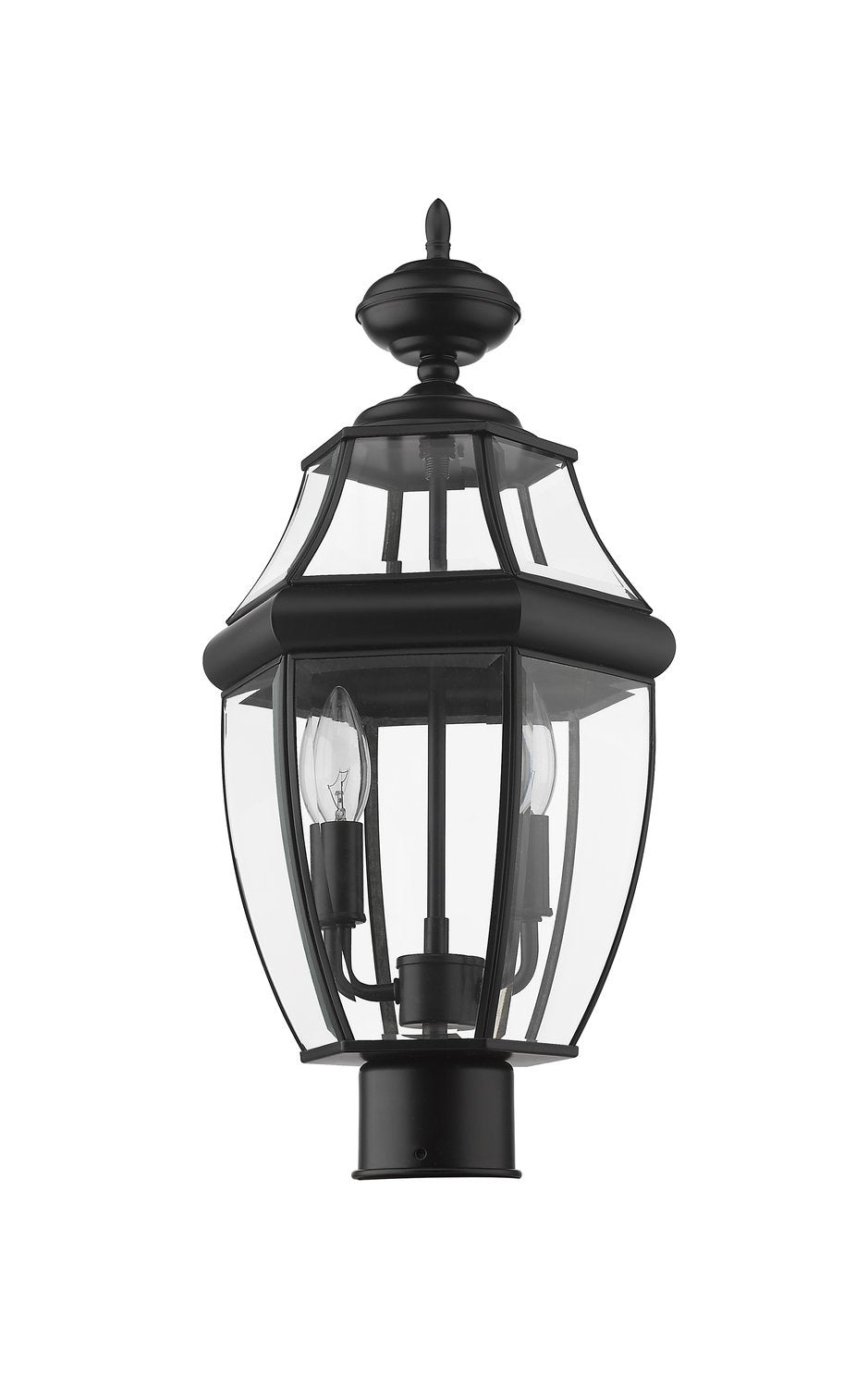 Z-LITE WESTOVER OUTDOOR POST MOUNT FIXTURE | 580PHM-BK - Post