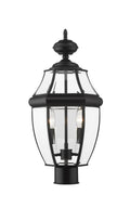 Z-LITE WESTOVER OUTDOOR POST MOUNT FIXTURE | 580PHM-BK - Post