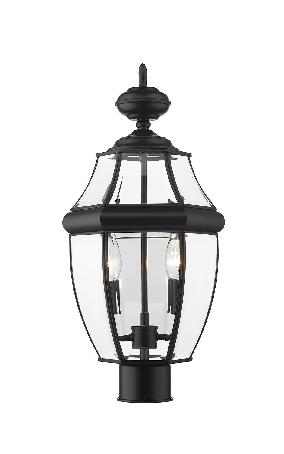 Z-LITE WESTOVER OUTDOOR POST MOUNT FIXTURE | 580PHM-BK - Post