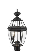 Z-LITE WESTOVER OUTDOOR POST MOUNT FIXTURE | 580PHM-BK - Post