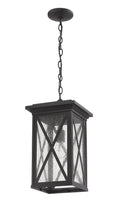 Z-LITE, BROOKSIDE OUTDOOR CHAIN MOUNT CEILING FIXTURE, OUTDOOR CEILING LIGHTS
