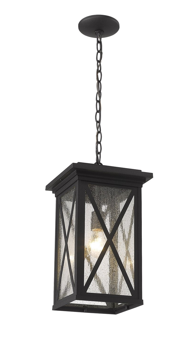Z-LITE, BROOKSIDE OUTDOOR CHAIN MOUNT CEILING FIXTURE, OUTDOOR CEILING LIGHTS