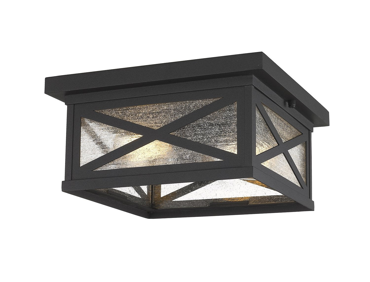 Z-LITE, BROOKSIDE OUTDOOR FLUSH MOUNT, OUTDOOR CEILING LIGHT