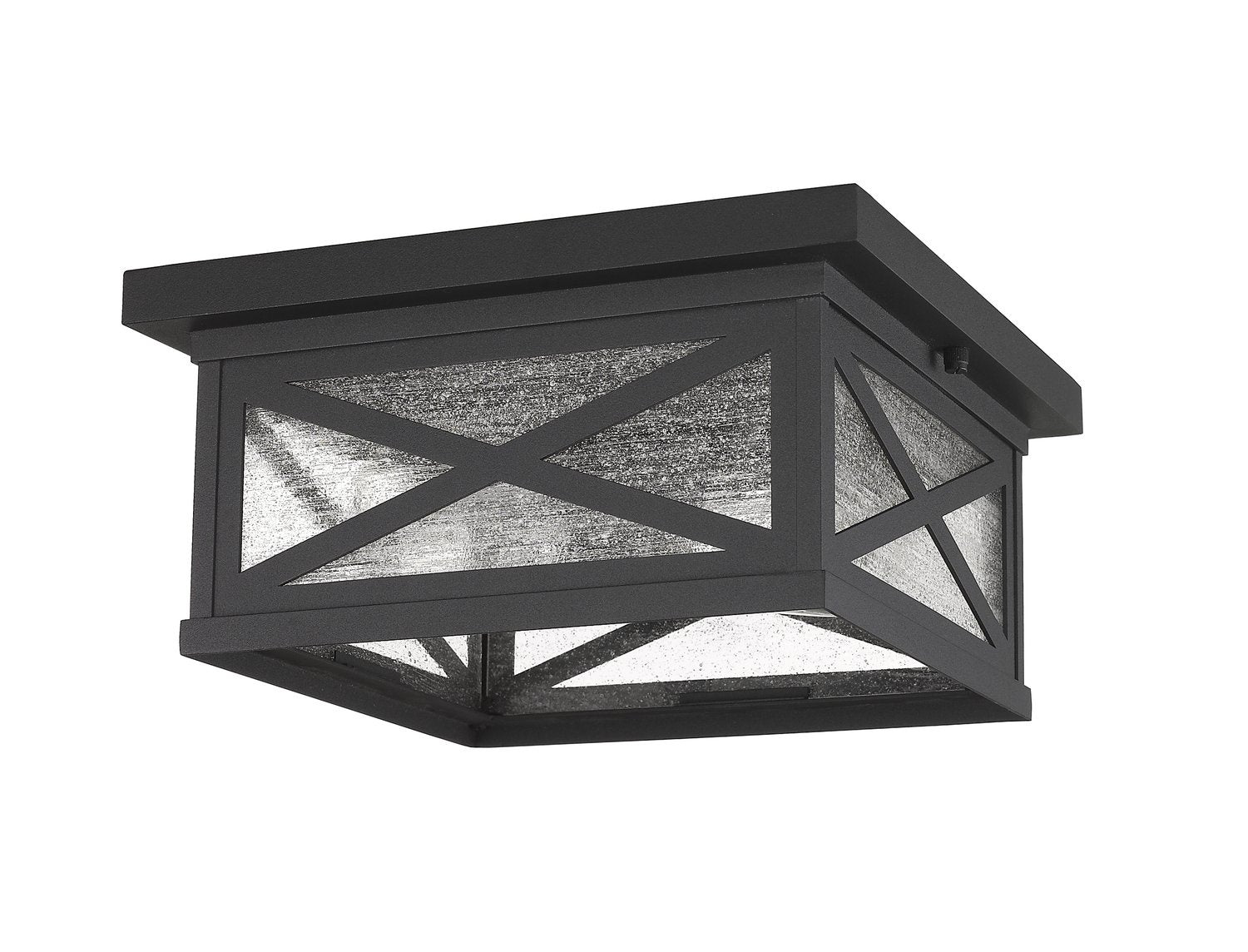 Z-LITE, BROOKSIDE OUTDOOR FLUSH MOUNT, OUTDOOR CEILING LIGHT