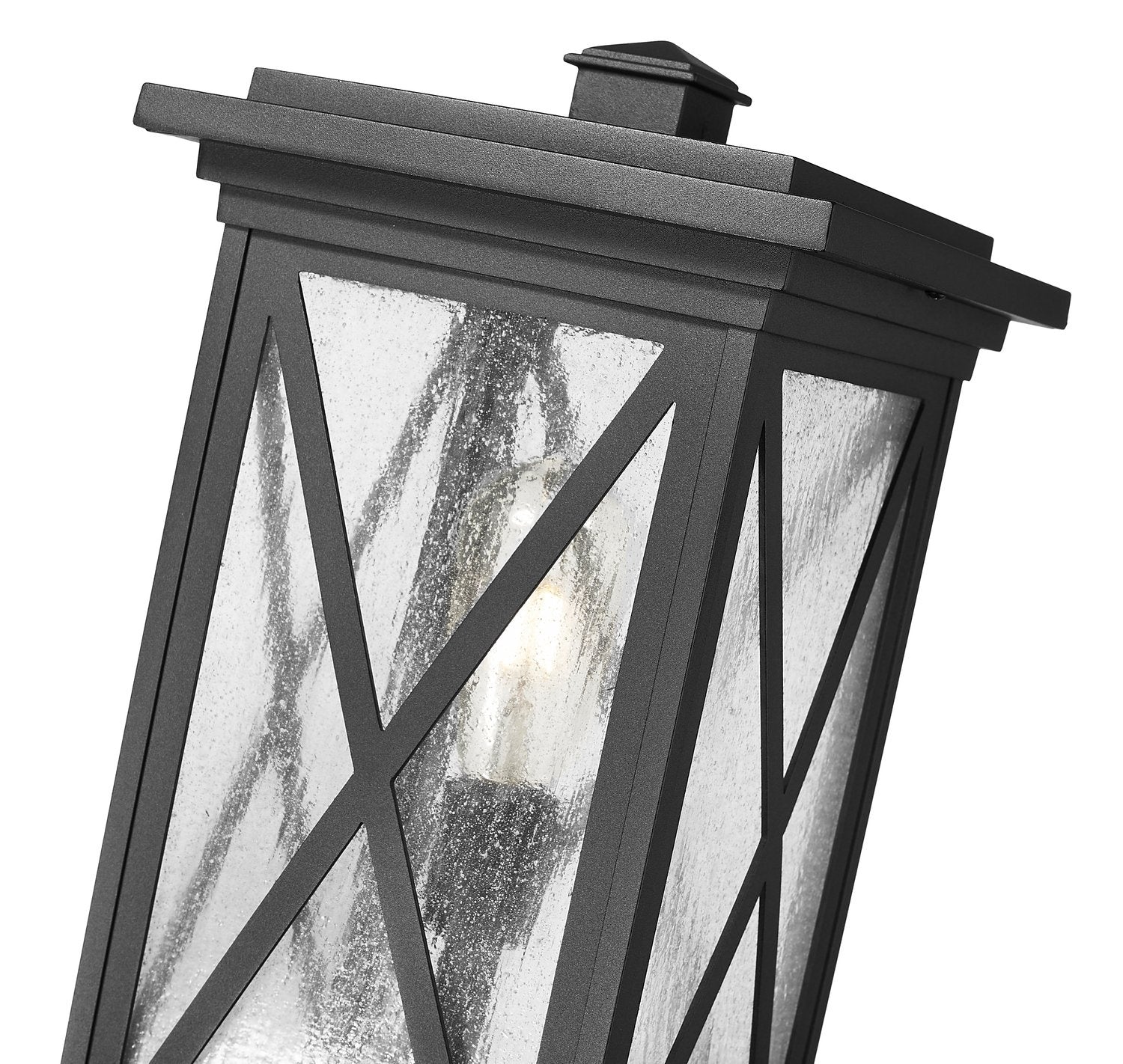 Z-LITE BROOKSIDE OUTDOOR POST MOUNTED FIXTURE | 583PHBR-5009P120-BK - Post