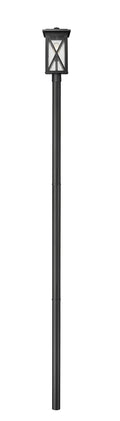 Z-LITE BROOKSIDE OUTDOOR POST MOUNTED FIXTURE | 583PHBR-5009P120-BK - Post