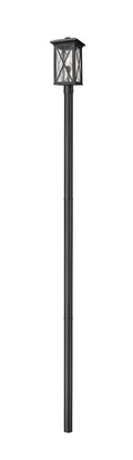 Z-LITE BROOKSIDE OUTDOOR POST MOUNTED FIXTURE | 583PHBR-5009P120-BK - Post