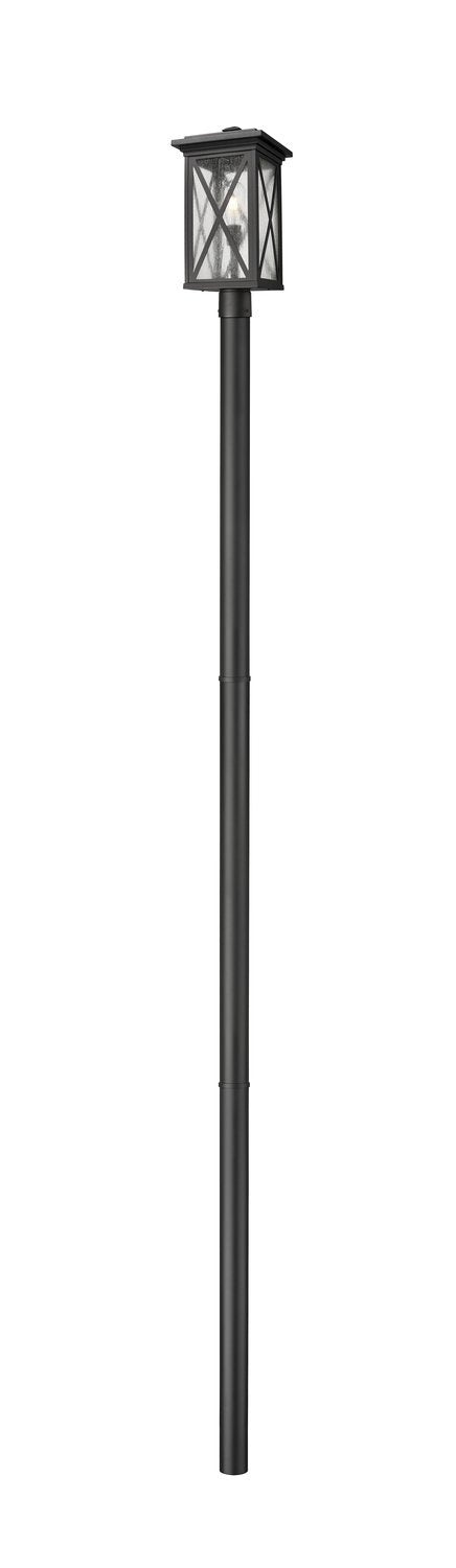 Z-LITE BROOKSIDE OUTDOOR POST MOUNTED FIXTURE | 583PHBR-5009P120-BK - Post