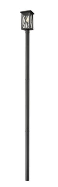 Z-LITE BROOKSIDE OUTDOOR POST MOUNTED FIXTURE | 583PHBR-5009P120-BK - Post
