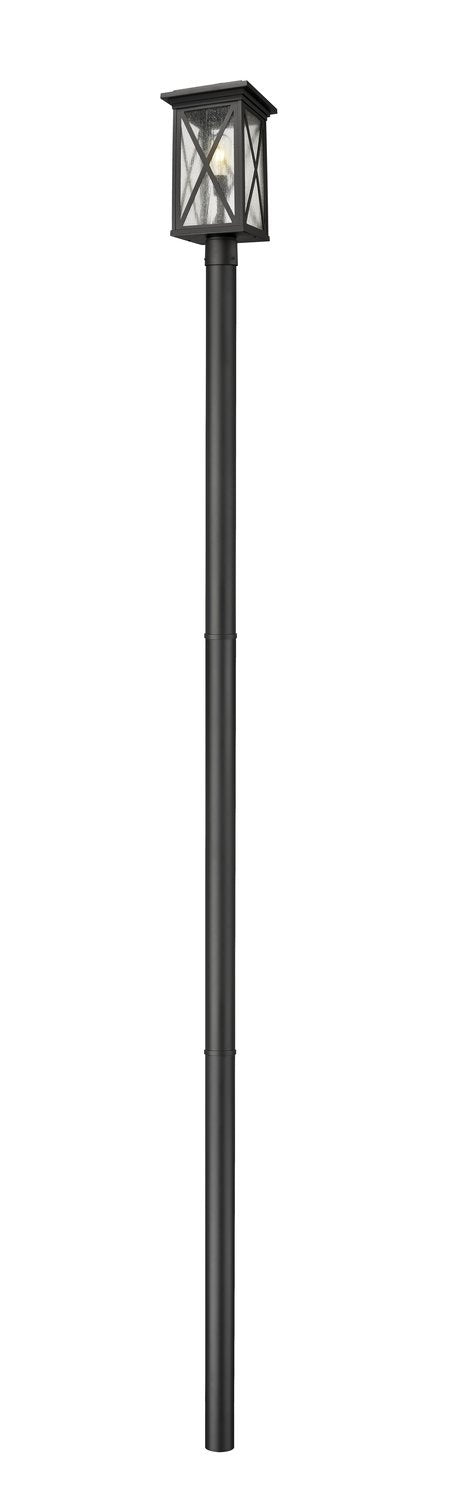 Z-LITE BROOKSIDE OUTDOOR POST MOUNTED FIXTURE | 583PHBR-5009P120-BK - Post