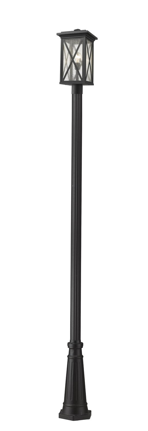 Z-LITE BROOKSIDE OUTDOOR POST MOUNTED FIXTURE | 583PHBR-519P-BK - Post