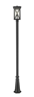 Z-LITE BROOKSIDE OUTDOOR POST MOUNTED FIXTURE | 583PHBR-519P-BK - Post