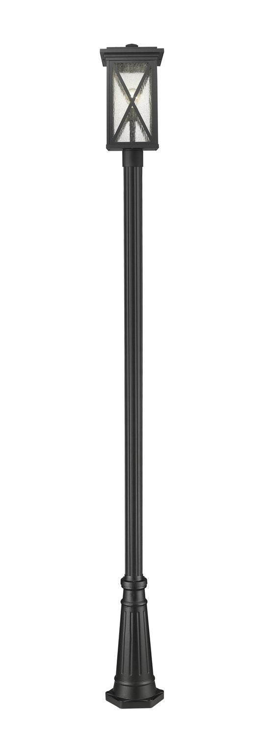 Z-LITE BROOKSIDE OUTDOOR POST MOUNTED FIXTURE | 583PHBR-519P-BK - Post