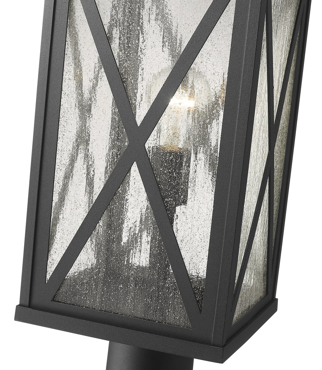 Z-LITE BROOKSIDE OUTDOOR PIER MOUNTED FIXTURE | 583PHBR-533PM-BK - Post
